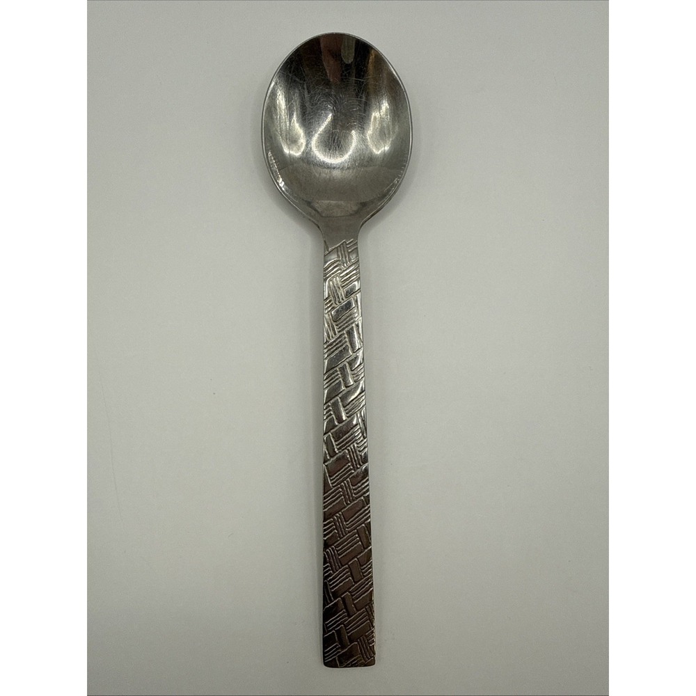 Mikasa Country Manor Flatware Single Teaspoon Vintage Replacement Woven Stitched